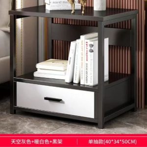 NORDIC LUXURY SINGLE DRAWER BEDSIDE CABINET