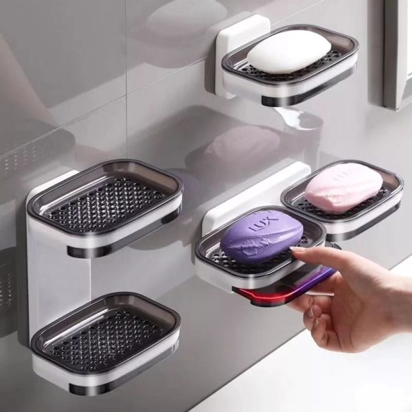 Double soap holder
