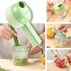 4in 1 Portable Electric Vegetable Cutter